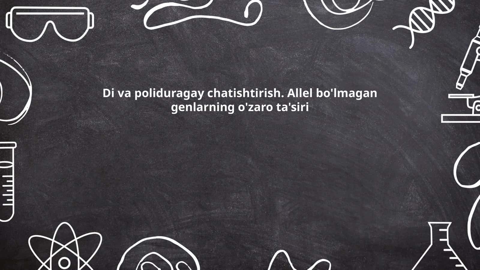 Komplementar genlar ta'siri