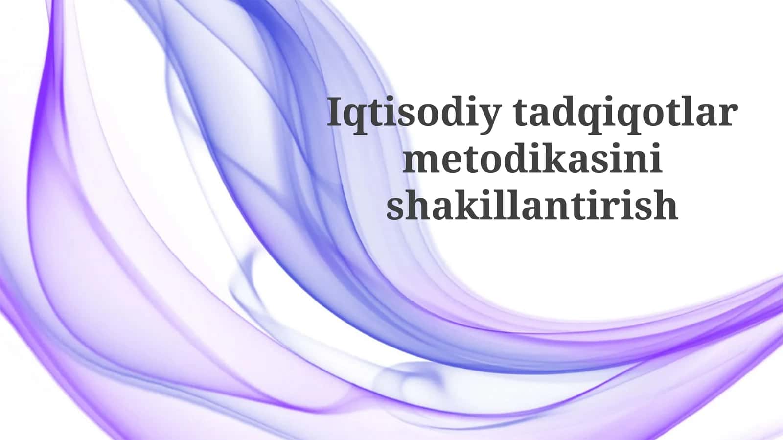 Tadqiqot metodologiyasi
