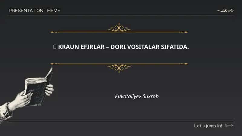Kraun efirlar