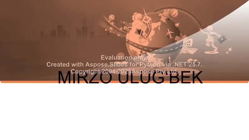 Mirzo Ulug'bek va uning ilmiy faoliyati