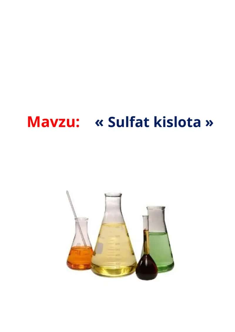 Sulfat kislota
