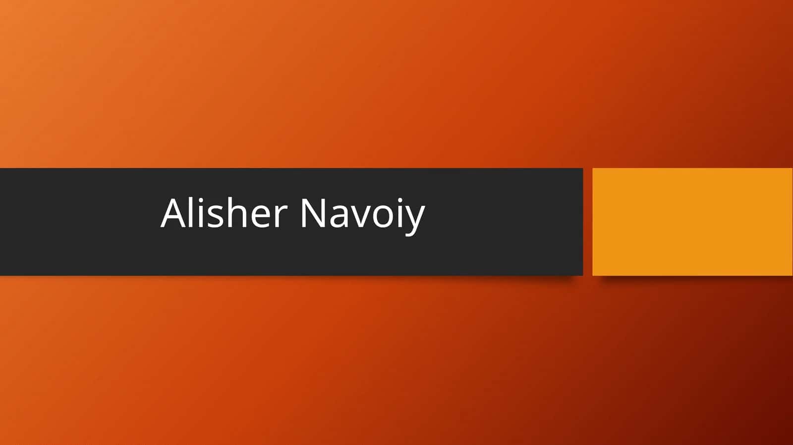Bolalik yillari va oilaviy muhiti Alisher Navoiy