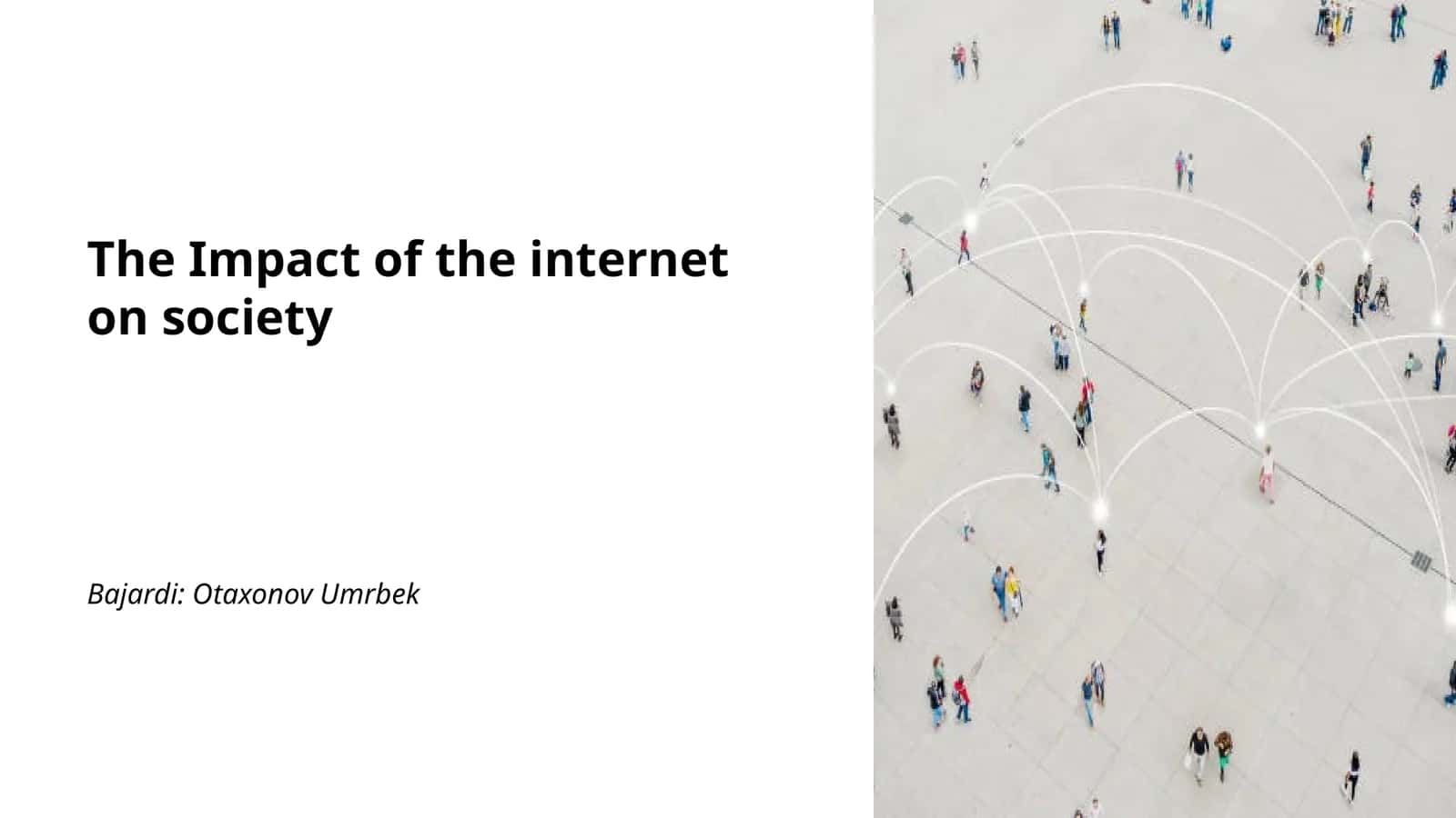 Internetning jamiyatga ta'siri